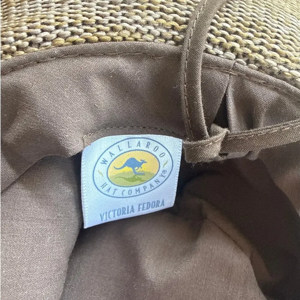 Wallaroo Hat Company Victoria Fedora in Brown One Size Fits Medium